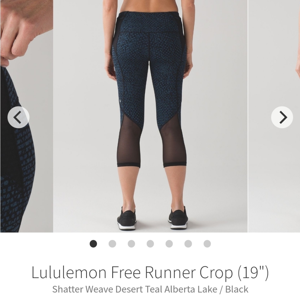 Lululemon Free Runner Crop sz 4